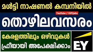 MNC യില്&zwj; തൊഴിലവസരം - EY Global Recruitment 2021 - Kerala Jobs 2021 - HiFi Jobs 2021