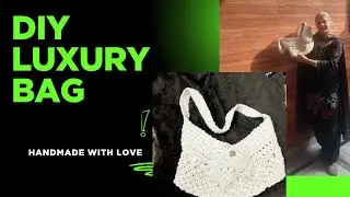 Easy Macram&eacute; Bag Tutorial | Handmade Cotton Shoulder Bag | Beginners Friendly
