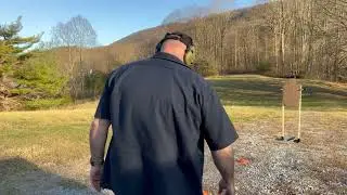 Glock 23 Gen 4 with RMR, connect the dots drill.