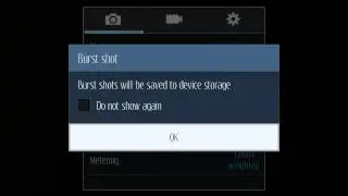 Android Camera - How to set Timer & Burst mode on