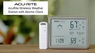 Self-Learning Weather Forecaster with Large Display and Atomic Clock Product Features