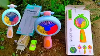 Rechargeable Battery Fan Unboxing &Honest Review | Powerful Mini Fan