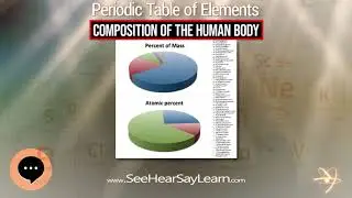 Composition of the human body 🔬⚛️🔬 Periodic Table of Elements Series 🔬⚛️🔬