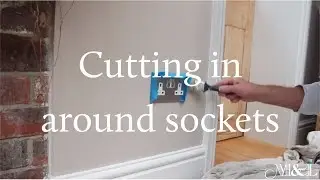 M&L Paint | Cutting in around sockets | How to paint around sockets