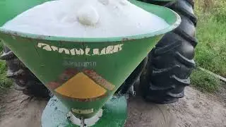Удобрение паводкового орошения нашего сенокосного поля