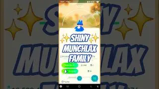 ✨SHINY Munchlax Family! (Snorlax) Pokemon Go! #pokemon #pokemongo #pok&eacute;mongo