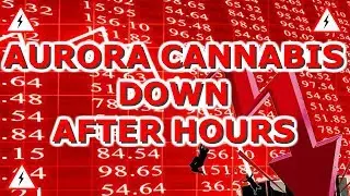 AURORA Cannabis Stock (ACB) Down After Hours - Down 8% - 2019 - ACB CRASH - Buy or Sell