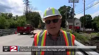 Chenango bridge construction