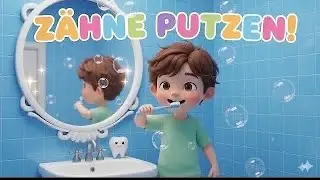 B&uuml;rste, b&uuml;rste, b&uuml;rste deine Z&auml;hne 🦷 &ndash; Deutsches Zahnputzlied f&uuml;r Kinder | Lustiges Lernlied | 🪥✨