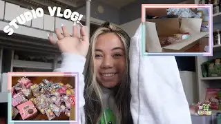 studio vlog - moving out of warehouse, iBloom package, packing orders!