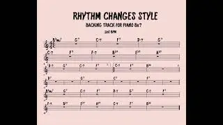 PIANO Bb7 RHYTHM CHANGES STYLE 160 bpm #solo #solopractice #improvisation #musiceducation #m&uuml;ziK