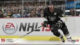 NHL 15 OTP  xbox one LA vs PIT multiplayer gameplay