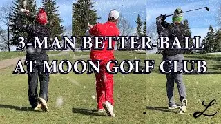 SNOW GOLF! Lash Golf tackles Moon Golf Club Front 9 in Better-Ball Showdown