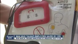 Man who trained employees in CPR is saved by CPR