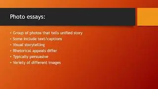 Graphic memoirs and photo essays
