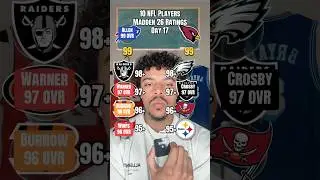Trying to get 10 NFL Players Madden 26 Ratings 🔥 #nfl #madden