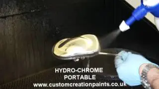 UK made spray on mirror chrome effect paint silver nitrate
