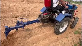 The four-wheel tractor can easily handle farm work.#farming #tractor #shorts
