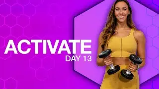 30 Minute Upper Body & Kickboxing HIIT Workout | ACTIVATE - Day 13