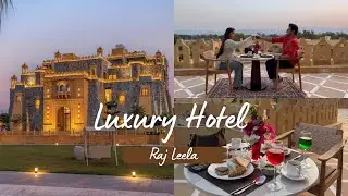 We Stayed In Bahubali Theme Luxury Hotel 😱||Raj Leela ||#couplevlog #luxury 