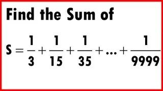 Can You Find the Sum of This Tricky Series? 🤯 | Only Geniuses Solve It!
