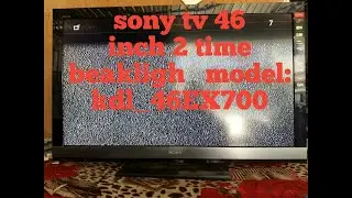 how to fix sony 46inch LED model. KDL-46EX700  problem ON/ OF  2 red time
