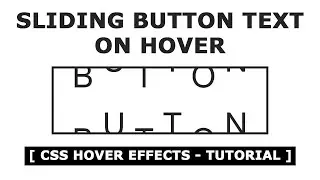 CSS3 Sliding Button Text Animation On Hover