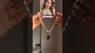 Urvashi inspired jewellery on meesho// Meesho AD Jewellery Haul 😍 Bridal Look Under Budget | #meesho