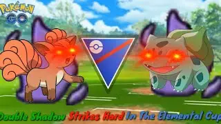 Double Shadow Team In Element Cup | Vulpix | Bulbasaur | Ducklett | Pokemon GO | GoBattle League |