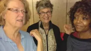 Holly Near, Amy Horowitz, and Yasmeen Williams
