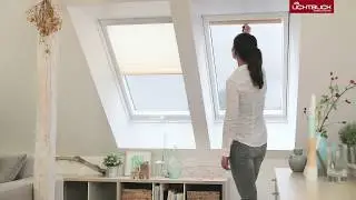 Dachfenster Plissee Haftfix Sonnenschutz ohne Bohren, mit Saugnapf Montageanleitung