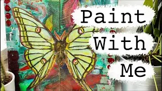 Spanish Moon Moth process + ARTEZA GIVEAWAY CLOSED