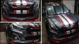Isuzu D-Max - Sports Stripes - Paint Protection Film (TPU Grade) - Full Wrap!!!