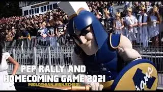 HOMECOMING PEP RALLY AND FOOTBALL GAME 2021