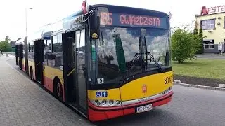 [08.05.16] Przejazd Solarisem Urbino 18III #8343 (MZA Warszawa) na linii 185/5