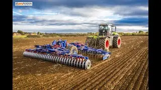 The CLAAS Xerion Cultivating with the Philip Watkins Incorporator