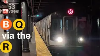 NYC Subway: R160 Q & R68 B Rerouted via 4 Av Local (2026)