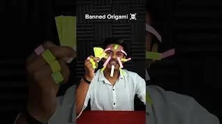Banned Origami ☠️ #shorts