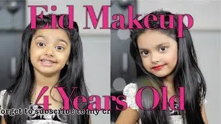 The world's youngest makeup artist does Eid makeup! 4 Year old | INCREDIBLE! | Aimalifestyle