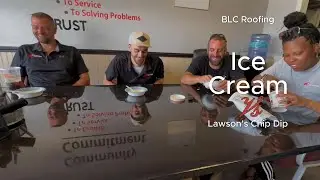 BLC Roofing Tries Pav&rsquo;s Lawson&rsquo;s Chip Dip Ice Cream?! 🤯