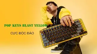 Đ&aacute;nh gi&aacute; B&agrave;n ph&iacute;m kh&ocirc;ng d&acirc;y Logitech Pop Keys Blast Yellow