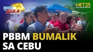 PBBM bumalik sa Cebu para sa quake victims