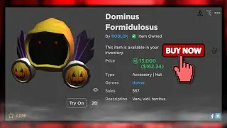 🎃 BUYING NEW HALLOWEEN DOMINUS! (ROBLOX)