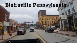 Passing Through Blairsville Pa. -  Market Street and Rt.  217