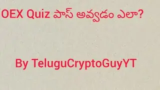 Satoshi OEX Project quiz pass Ela?