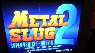 Metal Slug 2. No slowdown, on AES hardware