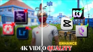 How To Make 4K Quality Video For Youtube & Free Fire 📸 2026 Best Video Enhance Apps 👑 #freefire 