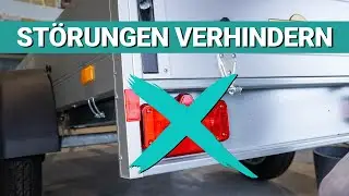 Wie montiert man Widerst&auml;nde an der LED-Beleuchtung des Anh&auml;ngers?