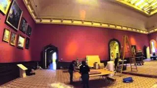 Renwick Gallery Grand Salon - De-Installation - Time-Lapse