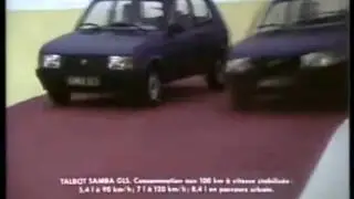 1983 talbot samba commercial